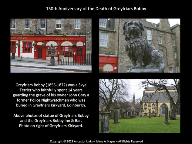 150th Anniversary of the Death of Greyfriars Bobby