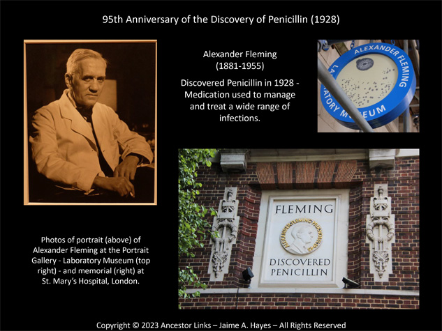 95th Anniversary of the Discovery of Penicillin by
          Alexander Fleming