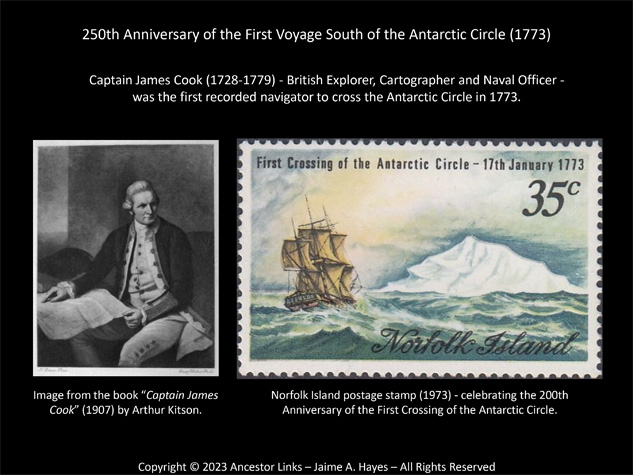 250th Anniversary of the First Voyage South of the
          Antarctic Circle