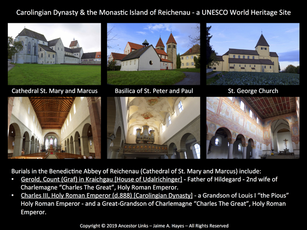 Holy Roman Emperors - Carolingian Dynasty - Abbey of
          Reichenau