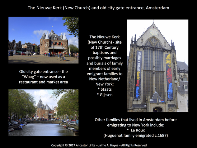 The Nieuwe Kerk (New Church) and old city gate entrance, Amsterdam