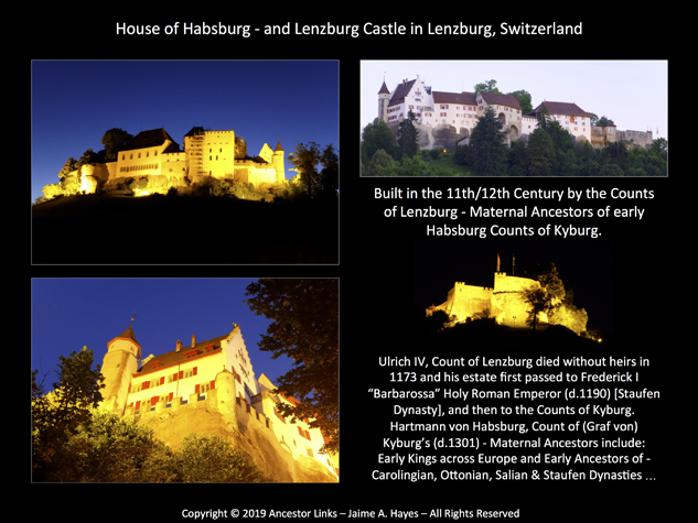 Lenzburg Castle in Lenzburg, Switzerland