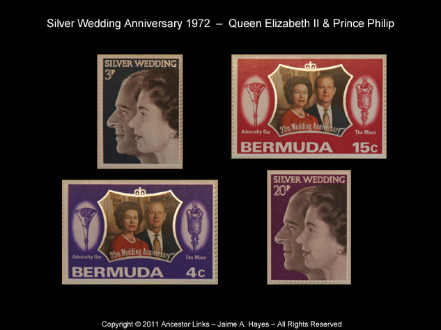 Queen Elizabeth II & Prince Philip - Silver Wedding 1972