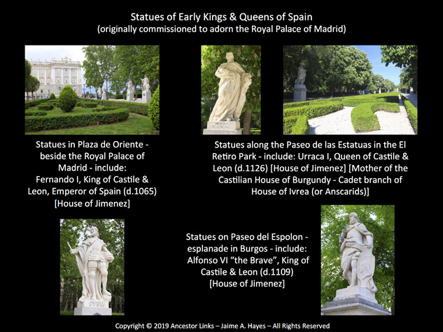 Statues of Early Kings & Queens of Spain