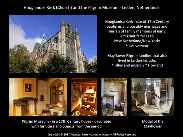 Hooglandse Kerk (Church) and the Pilgrim Museum - Leiden, Netherlands