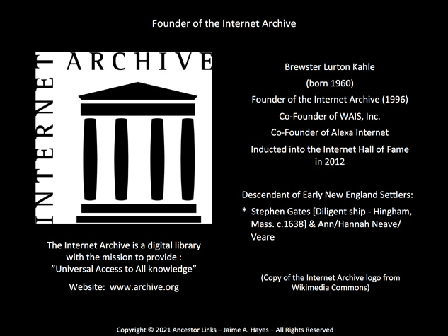 Brewster Kahle - Founder of the Internet Archive