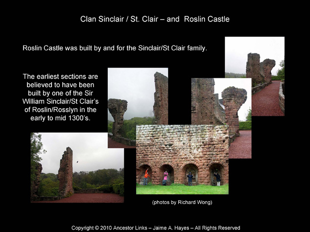 Clan Sinclair - and Roslin Castle