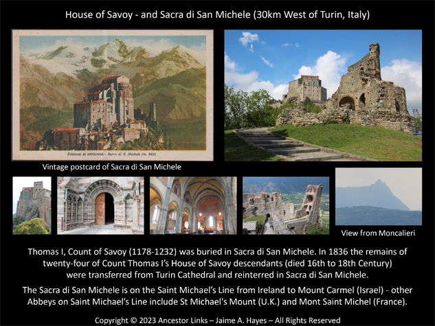 House of Savoy - and Sacra di San Michele