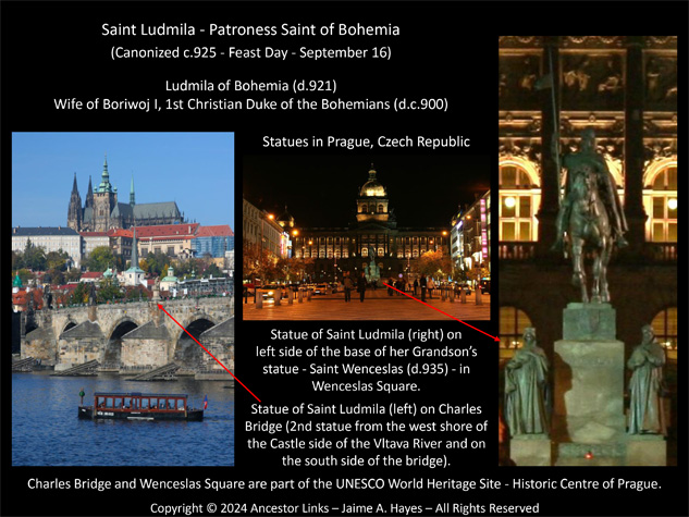 Saint Ludmila - Patroness Saint of Bohemia