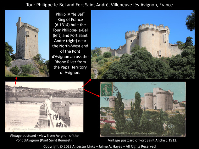 Tour Philippe-le-Bel and Fort Saint André,
          Villeneuve-lès-Avignon