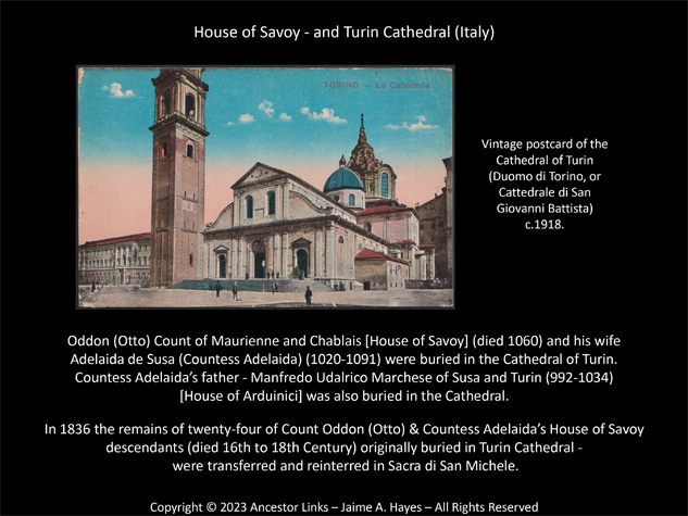 House of Savoy - and Turin Cathedral