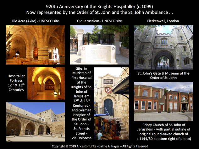 920th Anniversary of the Knights Hospitaller - now represented by the Order of St. John and the St. John Ambulance ...