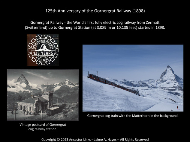 125th Anniversary of the Gornergrat Railway