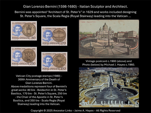 345th Anniversary of the Death of Gian Lorenzo Bernini
          (1598-1680)