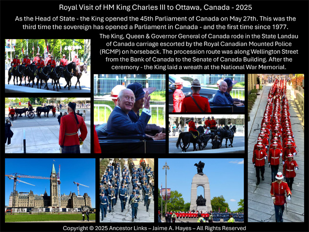 King Charles III visit to Canada in 2025