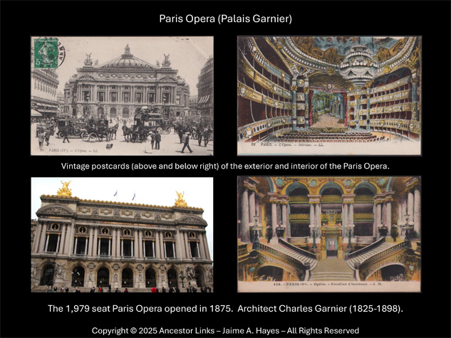 150th Anniversary of the Opening of the Paris Opera
          (Palais Garnier)