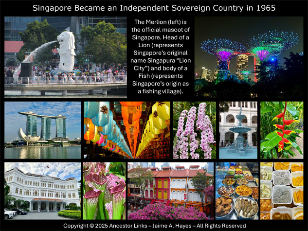 60th
          Anniversary of Singapore Becoming an Independent Sovereign
          Country