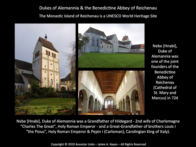 Early Dukes of Alemannia - Abbey of Reichenau