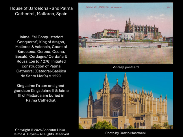 House of Barcelona - and Palma Cathedral, Mallorca,
          Spain