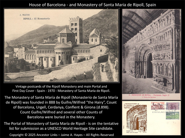 House of Barcelona - and Ripoll Monastery, Spain