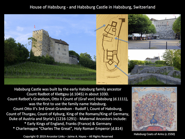 Habsburg Castle in Habsburg, Switzerland