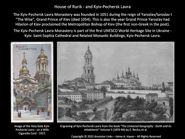 House of Rurik - and Kyiv-Pechersk Lavra