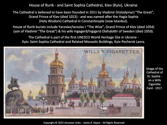 House of Rurik - and Saint Sophia Cathedral, Kiev, Ukraine