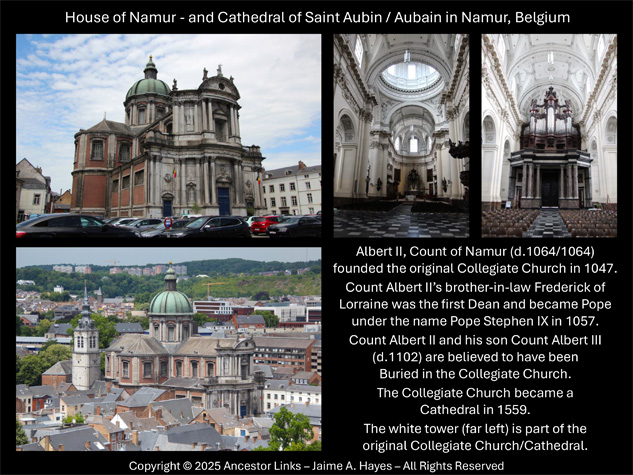 Cathedral of Saint Aubin / Aubain in Namur, Belgium