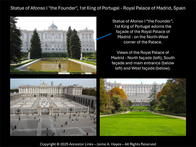 Statue of Afonso I, King of Portugal - Madrid, Spain