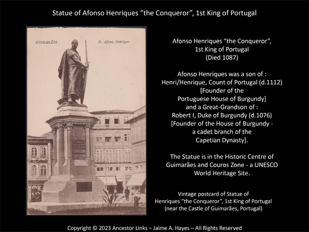 Statue of Afonso Henriques, 1st King of Portugal