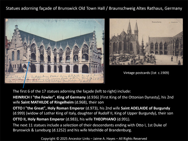 Statues - Brunswick Old Town Hall, Germany