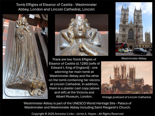 Tomb Effigies of Eleanor of Castile